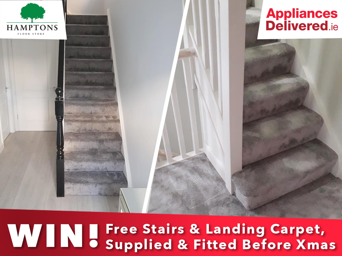 Hamptons Floor Store give away a free stairs and landing in carpet